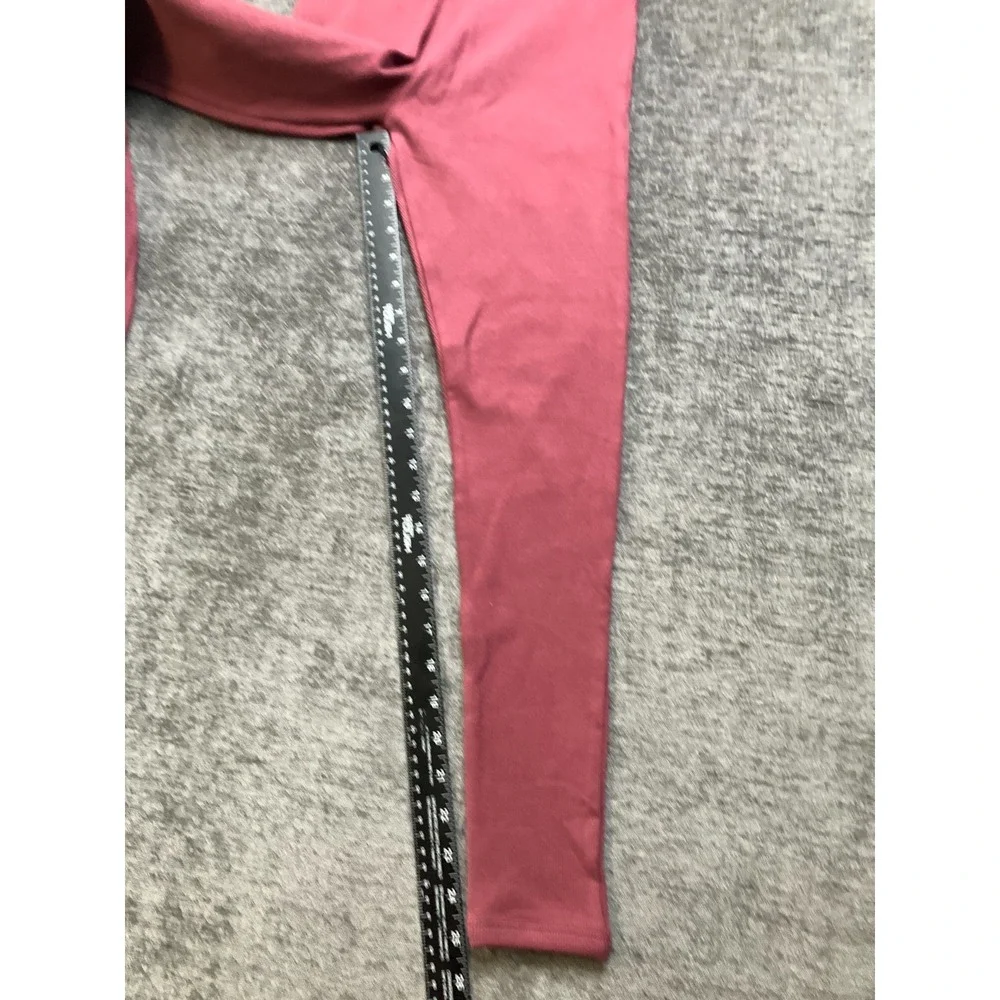 Zara 2-Piece Track Set Girls 13-14Y Burgundy Spellout Random Answer Fleece Lined
